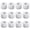 50cm, variant on Curtain Spacers Drapery Spacers Clamp On Feature for Easy Install Curtain Rod Accessory Fits Most Curtains Rods 12Pack