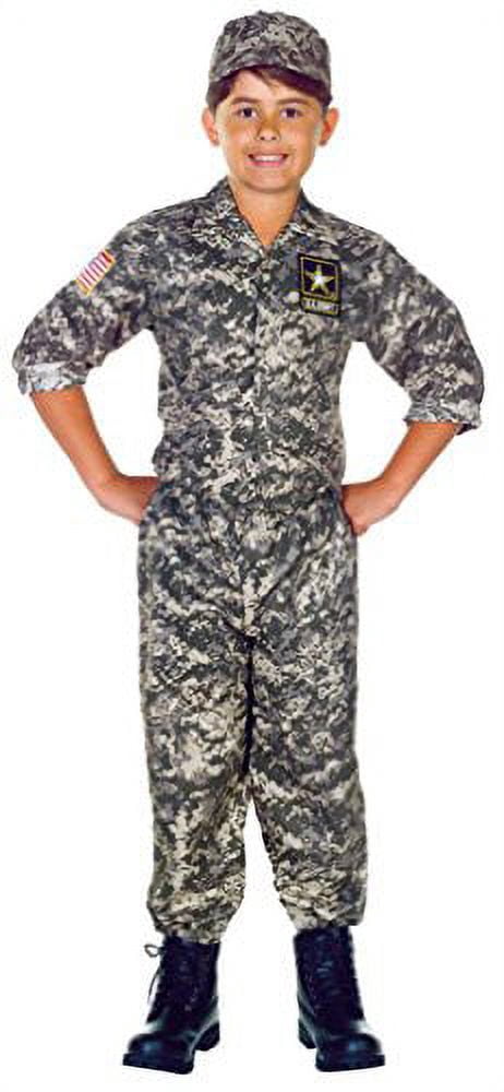 Costumes for All Occasions UR26200SM U.S. Army Camo Set Child 4-6