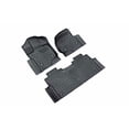 thumbnail image 2 of Floor Liner Set - Front and Rear - All Weather Mats Compatible with Ford F-150 2015, 2016, 2017, 2018 2019, 2020 Super Crew Cab - Rubber Deep Dish Floor Mat Set, 2 of 4