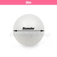 thumbnail image 3 of 1-100 piezas de bolas navideñas de poliestireno expandido, bolas redondas de espuma de poliestireno, accesorio de bricolaje hecho a mano para decoraciones de fiestas y celebraciones, manualidades de b, 3 of 4