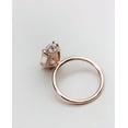 thumbnail image 4 of solitaire jewels 3.75CT Oval Moissanite Hidden Halo Engagement Ring For Women, 10K Rose Gold, 4 of 5