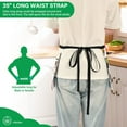 thumbnail image 5 of Cute Sushi Waist Apron Adjustable Server Half Apron Kitchen Cooking with 3 Pockets for Men Women, 5 of 7