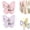 2PcsB, variant on Butterfly Rotating Self Adhesive Hooks,No Drill 270° Swivel 3-Prong Hangers with Adjustable Wings, Heavy Duty Stick-on Hooks, Saving Hooks for Inner & Outer Corners,Bathroom and Entryway