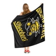 thumbnail image 3 of The Northwest 1COL-23600-0142-OOF 50 x 60 in. NCAA Wichita State University Alumni Silk Touch Throw Blanket, 3 of 5