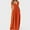 Orange, variant on Lenago Women's Summer Dress Plus Size Deep V-Neck Standard-Fit Short Sleeve Solid Maxi Party Dress Beach Formal Blue Dress