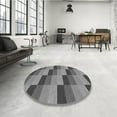 thumbnail image 3 of Ahgly Company Indoor Rectangle Patterned Dark Gray Area Rugs, 4' x 6', 3 of 6