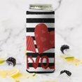 thumbnail image 2 of 2 Pcs Sleeves Beer Cooler Bags Insulated Collapsible Can Sleeves Love Stripe Can Cooler Sleeve for Energy Drink & Beer, 2 of 4