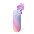 thumbnail image 3 of Ello Flip & Fill 22 oz Stainless Steel Water Bottle, Purple Ombre, 3 of 9