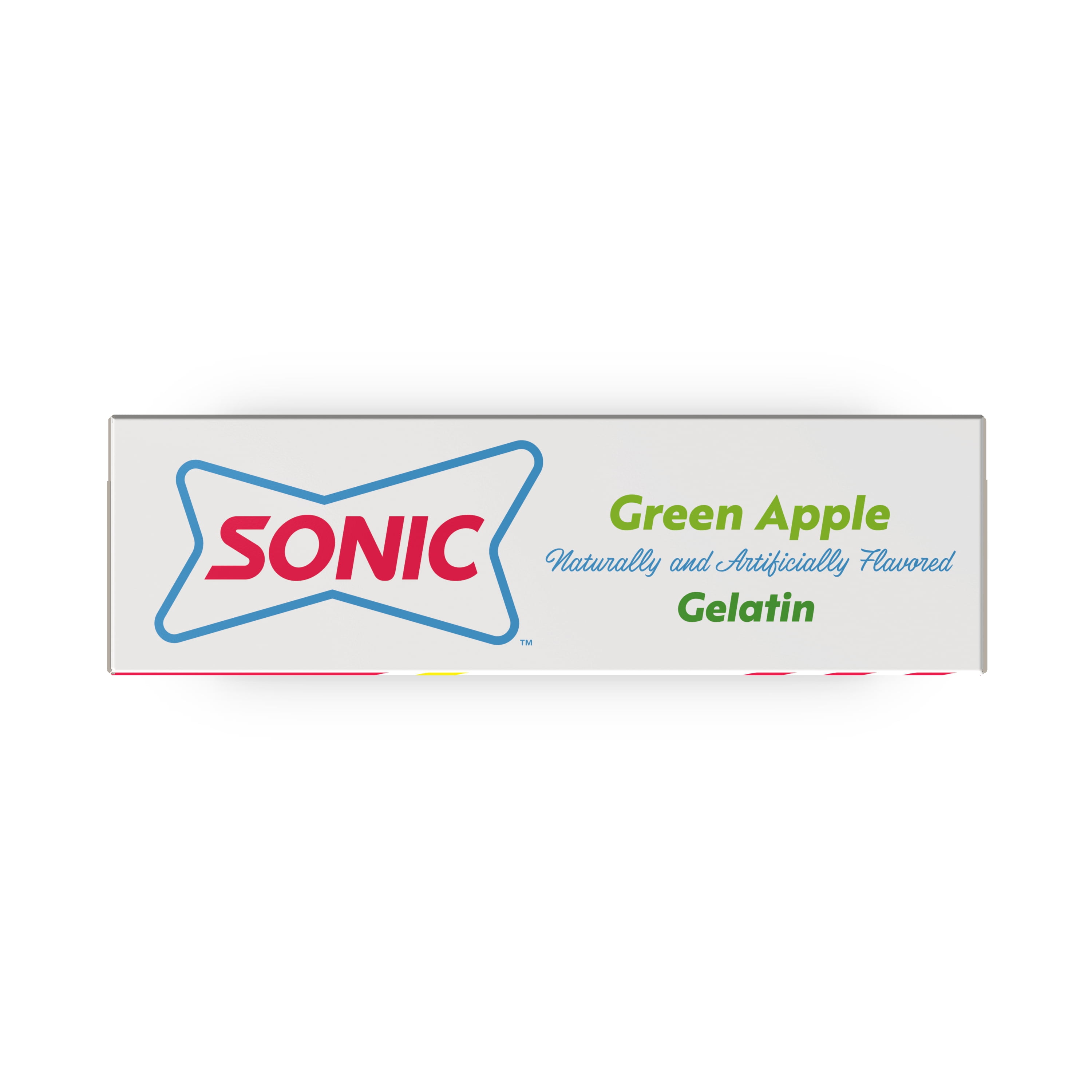 Sonic Green Apple Gelatin Mix, 6 Servings, 3.94 oz Cardboard Box