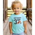 thumbnail image 3 of 3rd Birthday Baller Shirt for Boys Sports Theme Party T-Shirt for 3 Year Old Toddler Chill Shirt 4T, 3 of 5