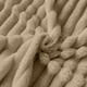 thumbnail image 4 of Manta de franela polar de 59 x 39 pulgadas, suave y cálida, de microfibra acanalada, para sofá cama, diseño a rayas, acogedora, para todas las estaciones, ligera, para el hogar, viajes, oficina., 4 of 7