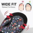 thumbnail image 2 of Leisfit Women Slippers Wide Width Diabetic Shoes Indoor Outdoor Slippers with Adjustable, 2 of 7