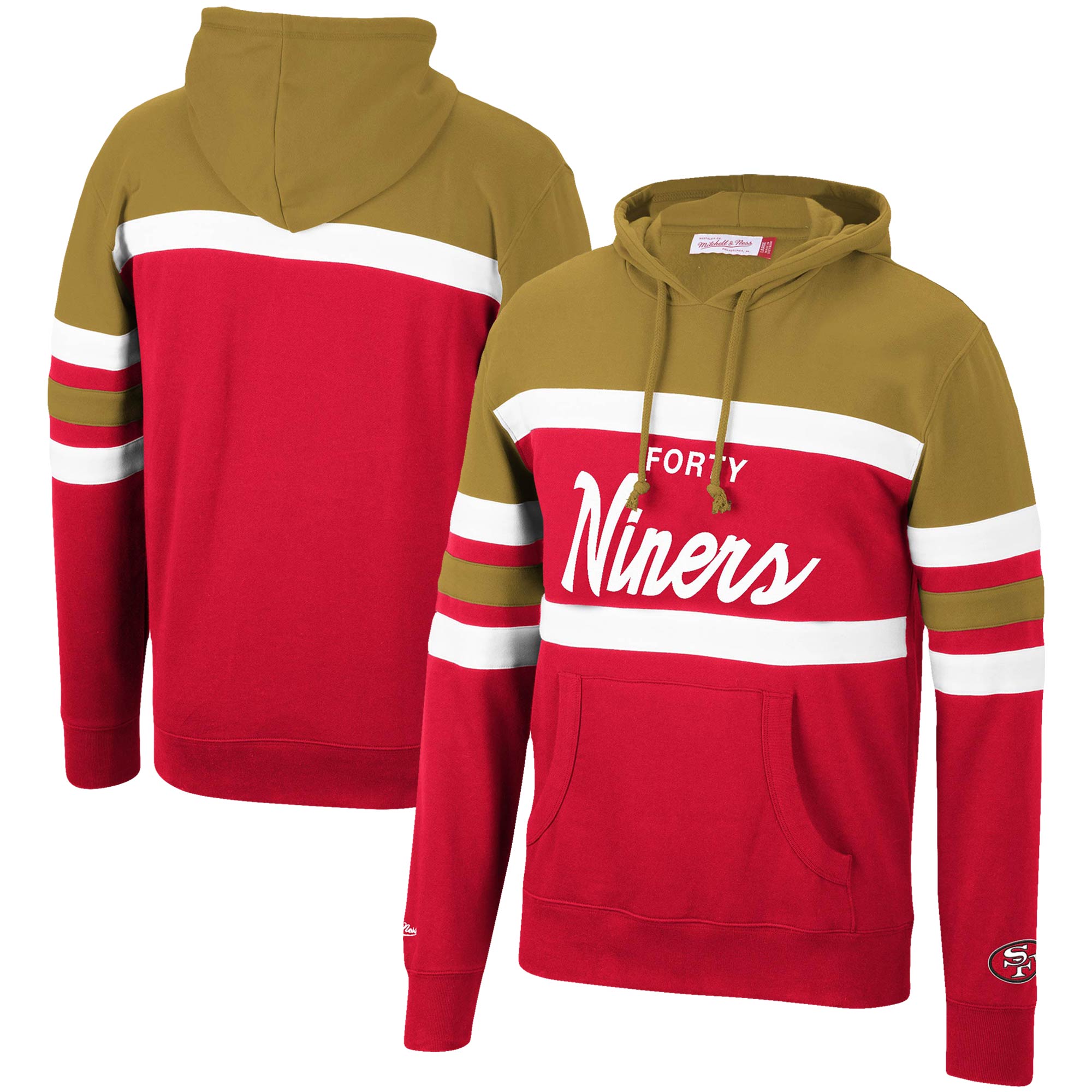 mitchell and ness 49ers sweater