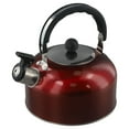thumbnail image 3 of Stylish And Versatile 2L Whistling Kettle Stovetop Stainless Steel Red, 3 of 9