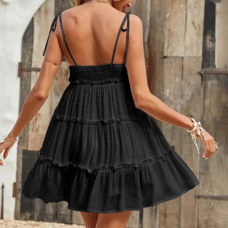 black mini dress clubwear Cheers to You Mini Dress Large main image 1