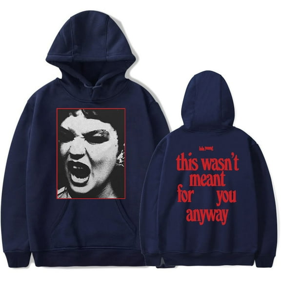 Lola Young Tour 2025 Hooded Drawstring Pocket Sweatshirt Men/women concert Pullover