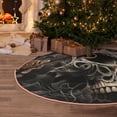 thumbnail image 5 of Sikiie Vintage Pattern Flower Skull Nativity Christmas Tree Skirt, Jesus Christian Winter Holiday Tree Mat Decoration(30-48IN)30", 5 of 6