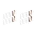 thumbnail image 4 of 8 piezas de pinchos para barbacoa Wosthever acero inoxidable 40cmx10mmx2mm 2Conjunto, 4 of 6
