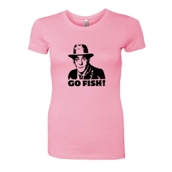PleaseMeTees™ Womens Go Fish Abe Vigoda Barney Miller HQ Tee