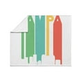 thumbnail image 3 of CafePress - Vintage Tampa Cityscape Throw Blanket - Soft Fleece Throw Blanket, 50"x60" for All Ages, 3 of 4