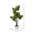 thumbnail image 2 of Vickerman 37" Green Monstera Plant x8 in White Pot., 2 of 3