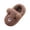 A-Khaki156, variant on JAJAHO Toddler Kids Slippers Cute Animal Cartoon Shoes Girls Boys Winter Warm Fuzzy House Slippers Closed Back Indoor Footwear