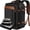 Dark Black Brown, variant on Expandable 40L Travel Backpack with 3 Packing Cubes, Flight Approved 18x14x8 Anti-Theft Carry-on Luggage for 17.3" Laptop, Weekend Bag for Women & Men, Grey