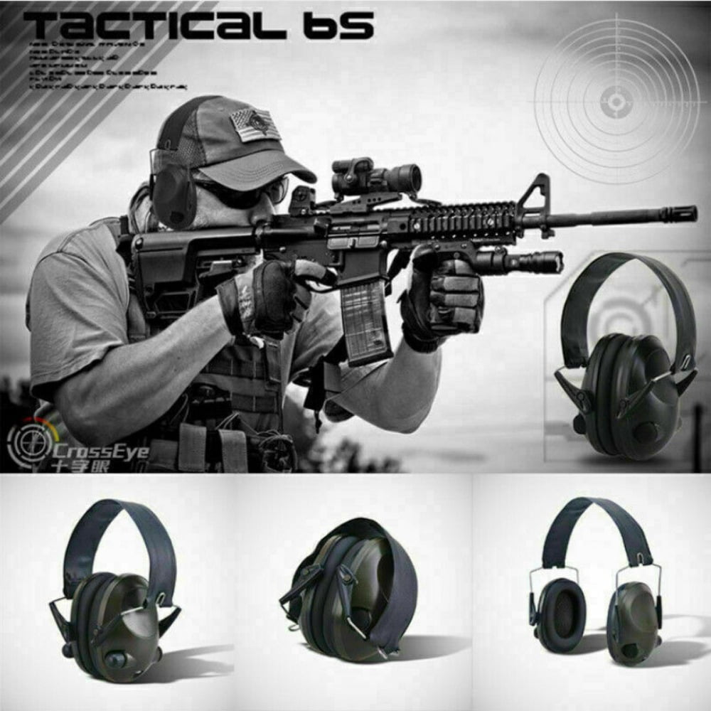 Cocobaby Military Soundproof Earmuffs Electronic Ear Muffs Shooting Hearing Protect