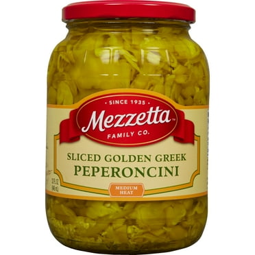 Mezzetta Medium Heat Golden Greek Peperoncini, 32 fl oz - Walmart.com