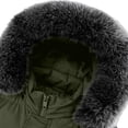 thumbnail image 5 of Mens Winter Coat Water Resistant Thicken Puffy Jacket Insulated Parka Snow Jacket with Fur Removable Hood, 5 of 6