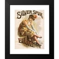 thumbnail image 2 of Shober & Carqueville Lithographing Co. 11x14 Black Modern Framed Museum Art Print Titled - Silver Spur (1887), 2 of 5