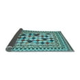 thumbnail image 2 of Ahgly Company Indoor Square Abstract Light Blue Contemporary Area Rugs, 6' Square, 2 of 4