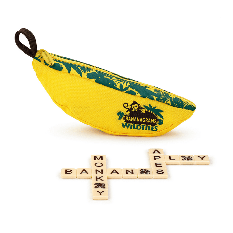 Bananagrams Wild Tiles Family Tile Game for Ages 7 and up, from 