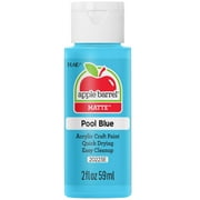 Apple Barrel Acrylic Craft Paint, Matte Finish, Pool Blue, 2 fl oz