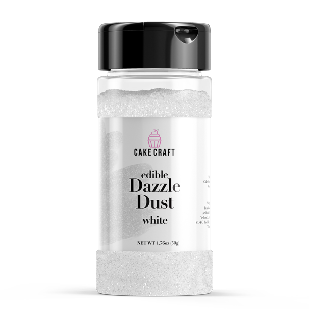 Cake Craft Dazzle Dust White 1.76 oz.