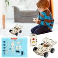 thumbnail image 1 of Uklsqma Puzzle Science Experiment Remote Control Racing Model Kit | Educational Diy Wood Handicraft Material Package for Kids Stem Learning | Hands-On Assembly, Circuit Building, Teamwork Development, 1 of 6