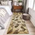 thumbnail image 3 of Farm Chicken Runner Rugs 2x6 ft Country Rustic Rooster Hen Retro Farmhouse Washable Hallway Rugs Non-Slip Floor Mats Absorbent Carpet Bedside Runners for Bedroom Kitchen Bathroom Laundry Room, 3 of 9