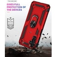 thumbnail image 6 of for Galaxy A13 5G Case, Samsung A13 5G Case, Galaxy A04s Case with HD Screen Protector, Military-Grade Ring Holder Stand Car Mount Shockproof Cover Phone Case for Galaxy A13 5G/ A04s, Red, 6 of 8