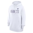 thumbnail image 2 of Women's G-III 4Her by Carl Banks  White Charlotte Hornets Dot Print Pullover Hoodie, 2 of 3