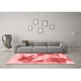 thumbnail image 3 of Ahgly Company Machine Washable Indoor Rectangle Abstract Red Modern Area Rugs, 2' x 4', 3 of 4