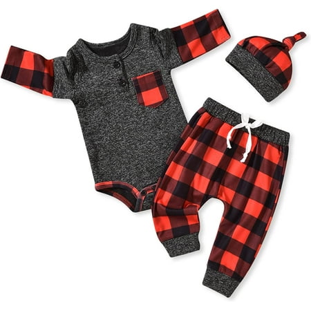 

Newborn Infant Baby Boys Fall Winter Outfit