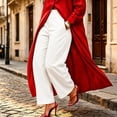 thumbnail image 5 of Shihyeh Women's Wide-Leg High-Waist Pants Front Seam Pocket Tailored Dressy, 5 of 6