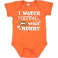 thumbnail image 3 of Inktastic I Watch Football with My Mommy Boys Baby Bodysuit, 3 of 5