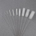 thumbnail image 3 of Melantax 10-Pack Nylon Tube Brush Pipe Cleaning Brush for Straws Glasses Keyboard Jewelry Cleaning (White), 3 of 6