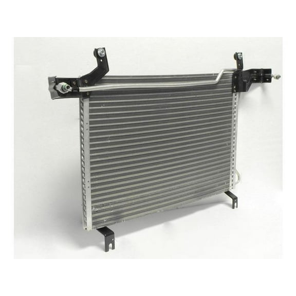 A/C Condenser - Compatible with 2001 Ford F-250 Super Duty 7.3L V8 VIN F Mechanical Turbocharged OHV Diesel