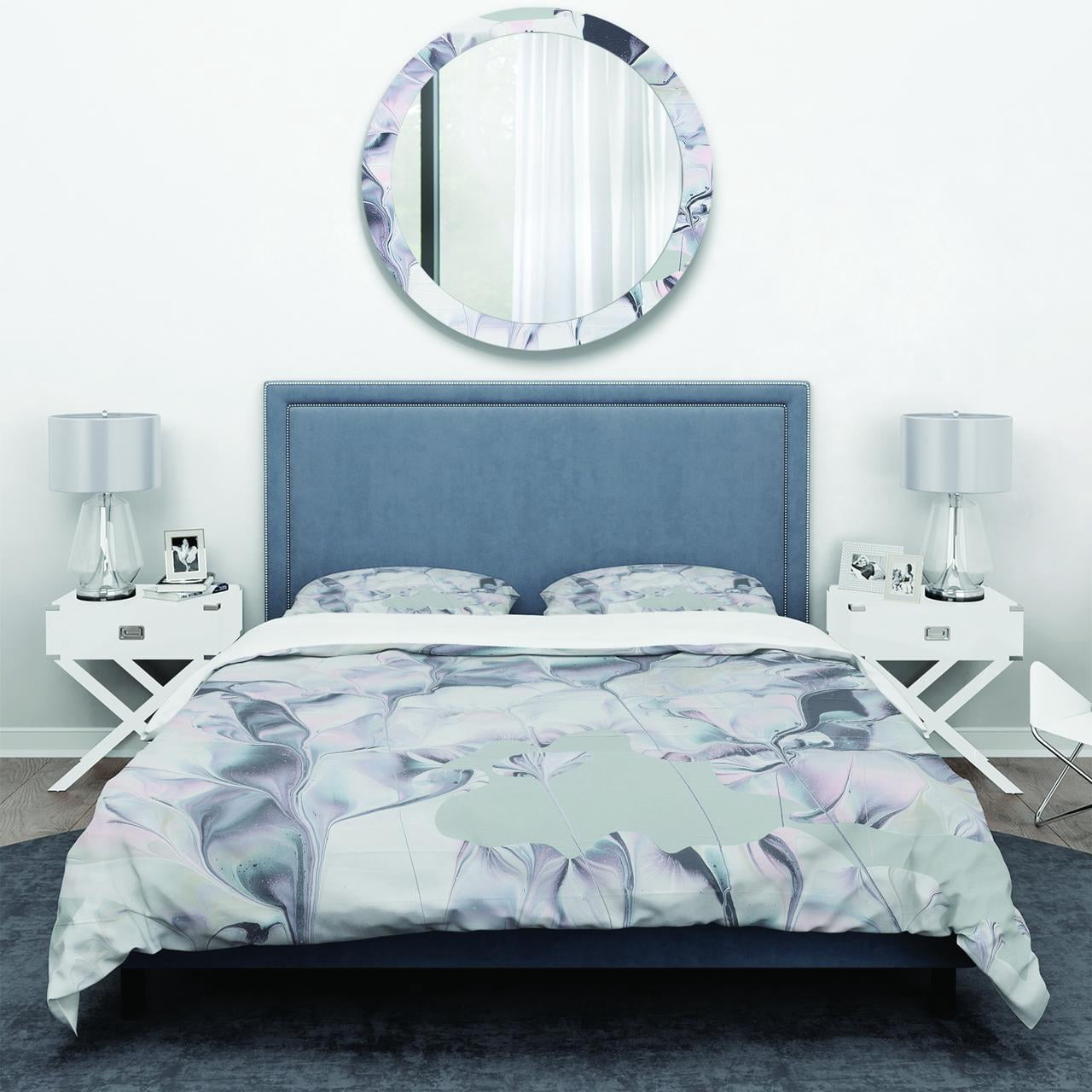 Designart 'Light and Shadow III' Geometric Duvet Cover Set