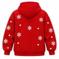 thumbnail image 5 of RGGEEUN Dog Pouch Hoodies Pet Carrier Hoodies Christmas Santa Graphic Long Sleeve Hooded Pullover with Pocket Mens Sweatshirt for Small Dogs and Cats Travel Party,Xs, 5 of 7