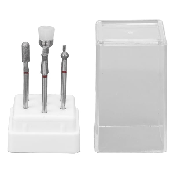 brocas para uñas giratorias y rápidas para eliminar pieles ásperas, portátiles, de carburo de tungsteno.