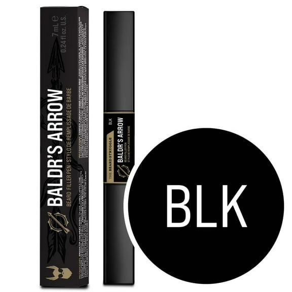 Beard Pen Filler for Men by The Beard Struggle - Baldr's Arrow – Sweat Resistant - Black