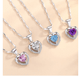 thumbnail image 3 of Collar Xtellar  Dije Corazón Plata 925 Cristal Caja, 3 of 3